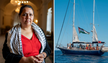 Delgado Varas seglar till Gaza i sällskap med Greta Thunberg