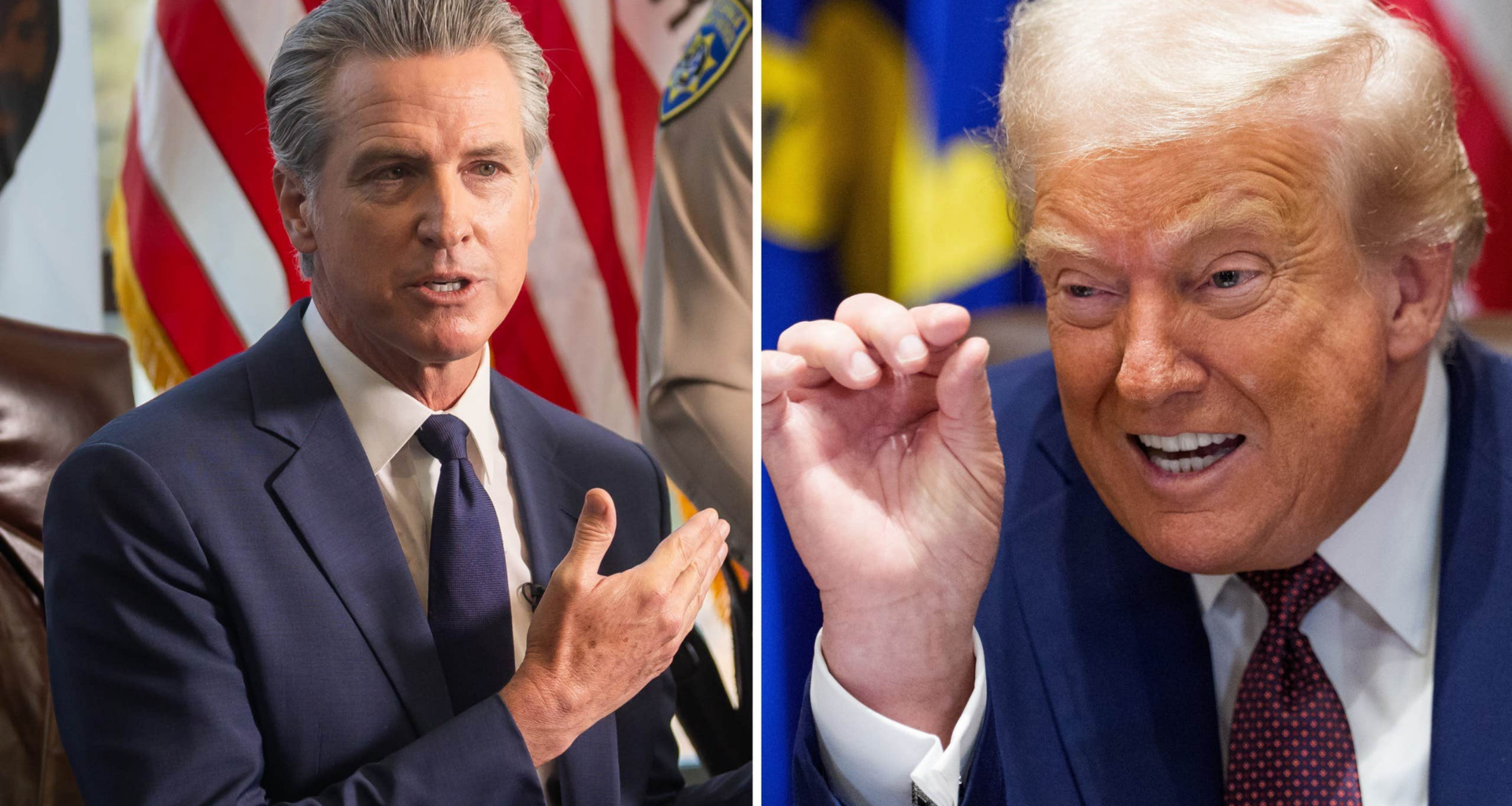 Gavin Newsom hånar Donald Trump igen