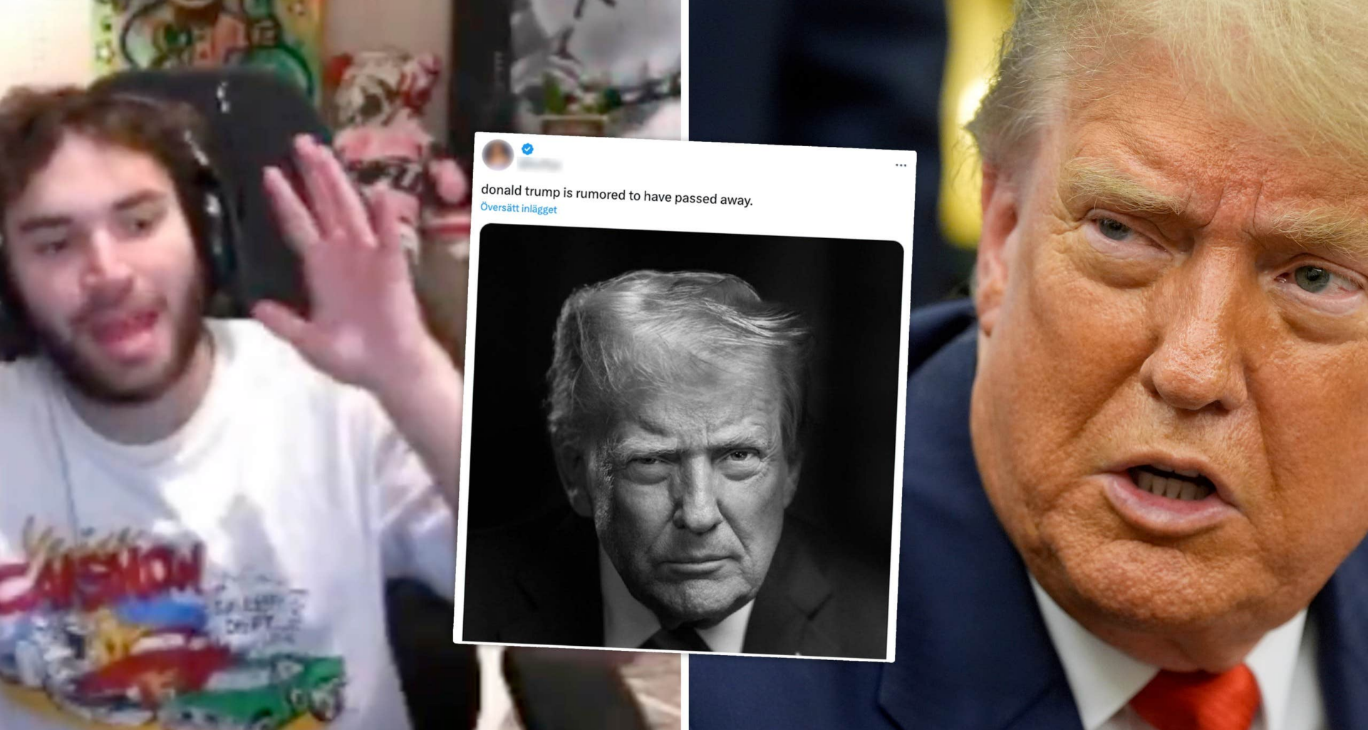 Tre detaljer bakom bisarra ryktet om att ”Trump är död”