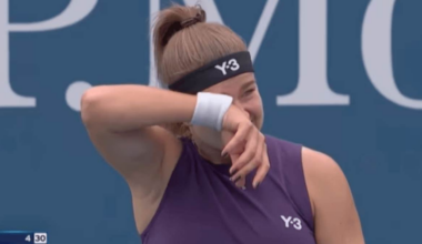 Karolína Muchová i tårar – såg sitt ex på läktaren | Tennis