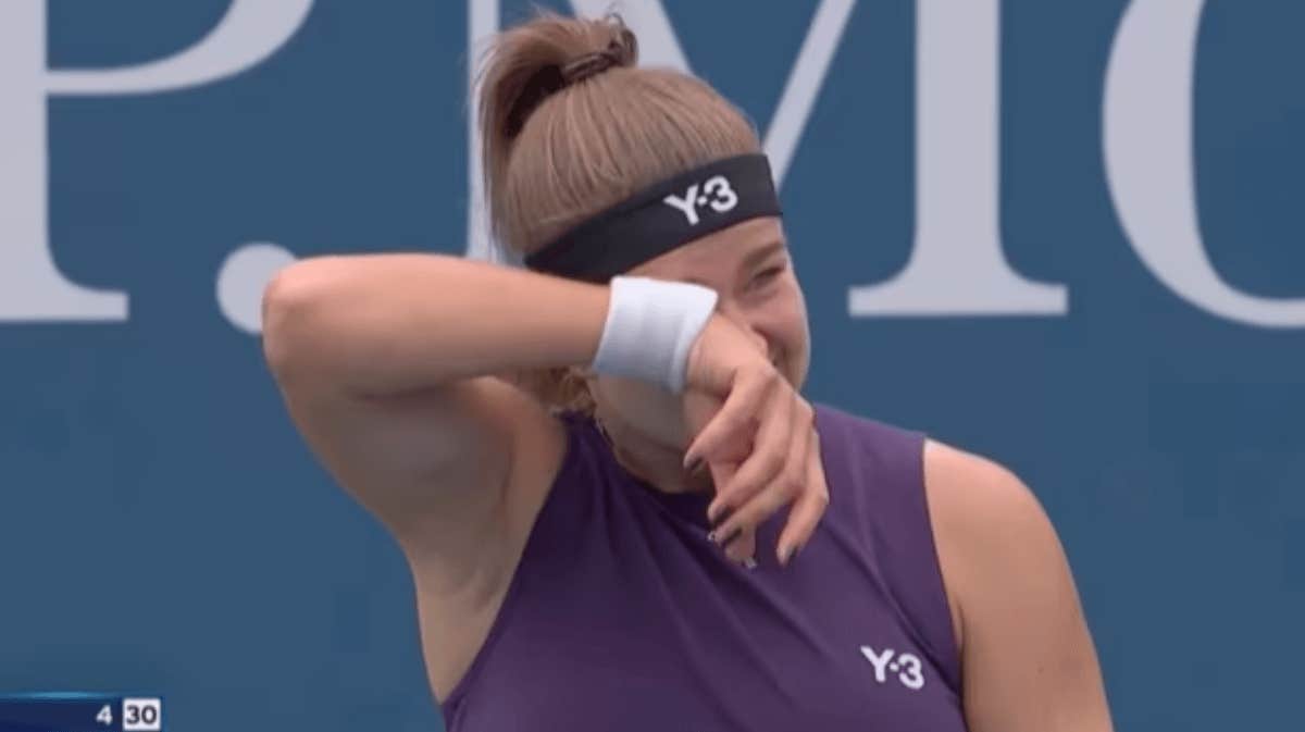 Karolína Muchová i tårar – såg sitt ex på läktaren | Tennis