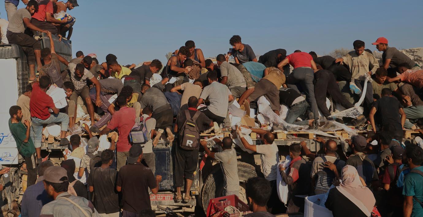 Missvisande budskap sprids om nödhjälpsstölder i Gaza