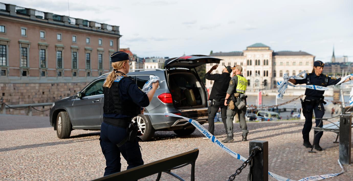 Man i 80-årsåldern anhållen efter dödsolycka vid slottet