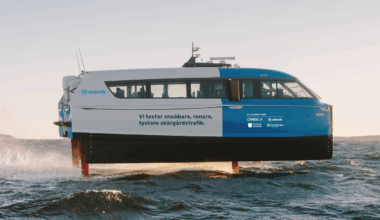 Nu kommer flygande elfärjan till Göteborg