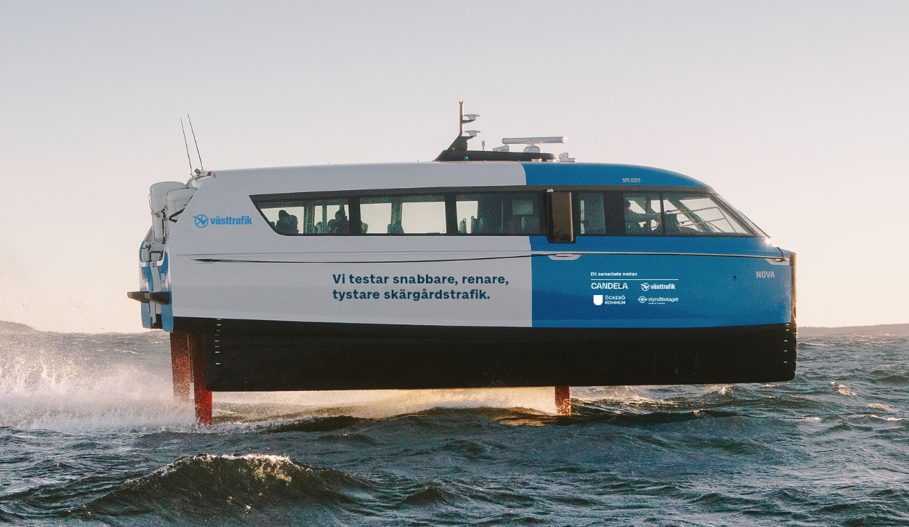 Nu kommer flygande elfärjan till Göteborg