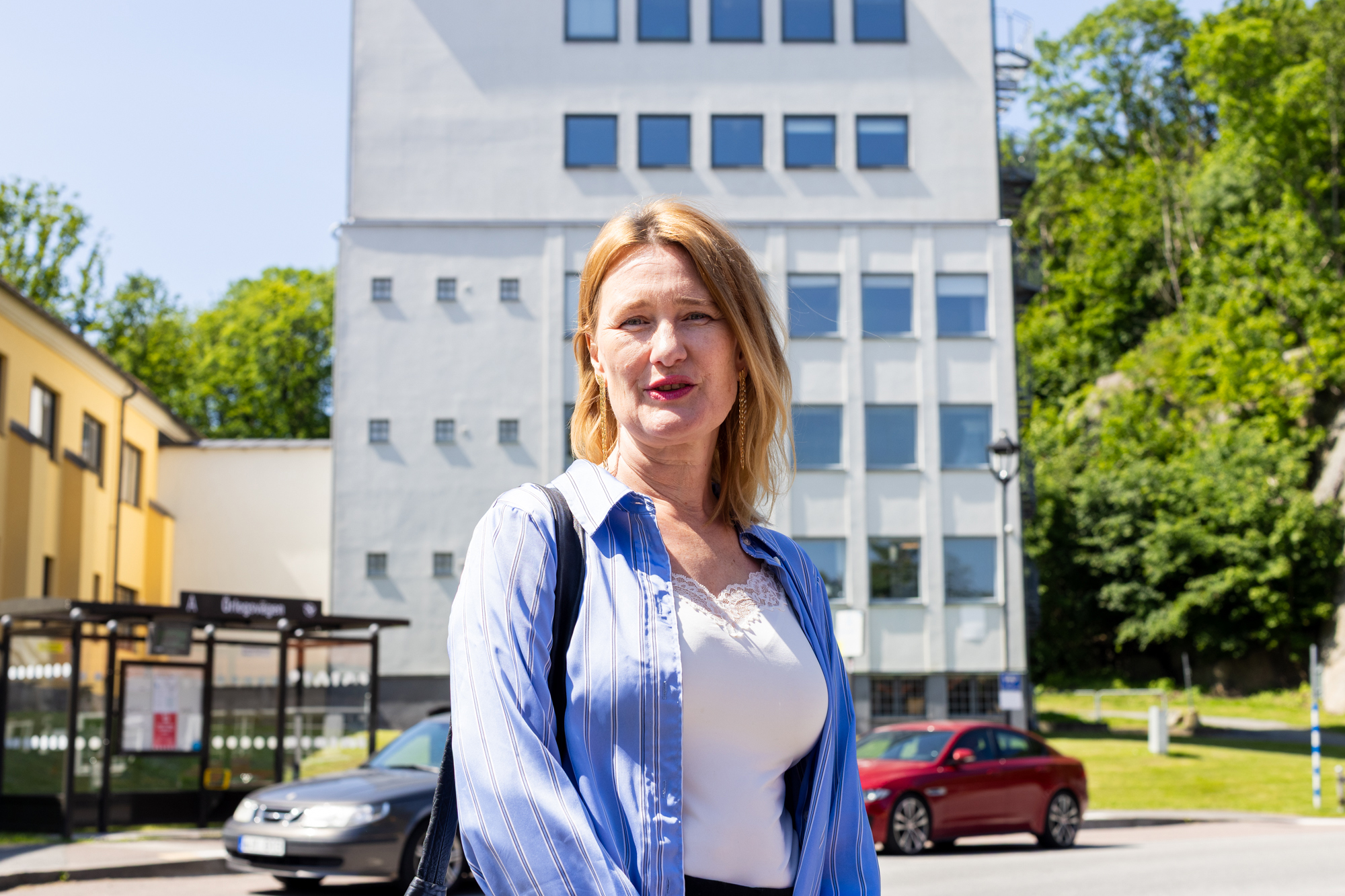 Filmaren Johanna Bernhardson.