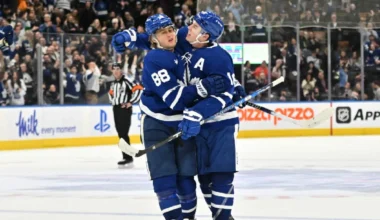 William Nylander försvarar förre lagkamraten Mitch Marner