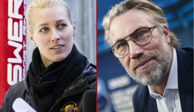 Danijela Rundqvist och Peter Forsberg.