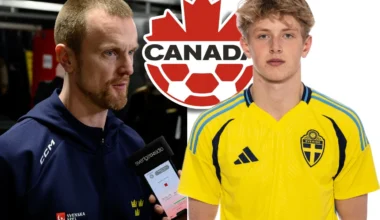 Sedins son uttagen – i Kanadas juniorlandslag i fotboll