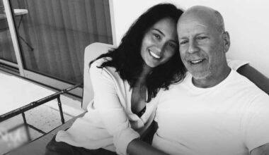 Bruce Willis med hustrun Emma.