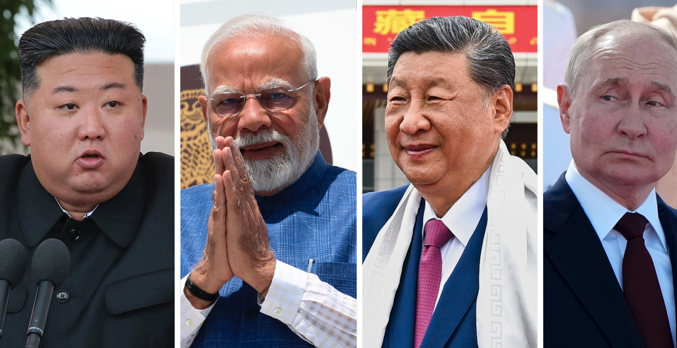 Xi samlar diktatorerna – men alla tittar på Modi - Omni