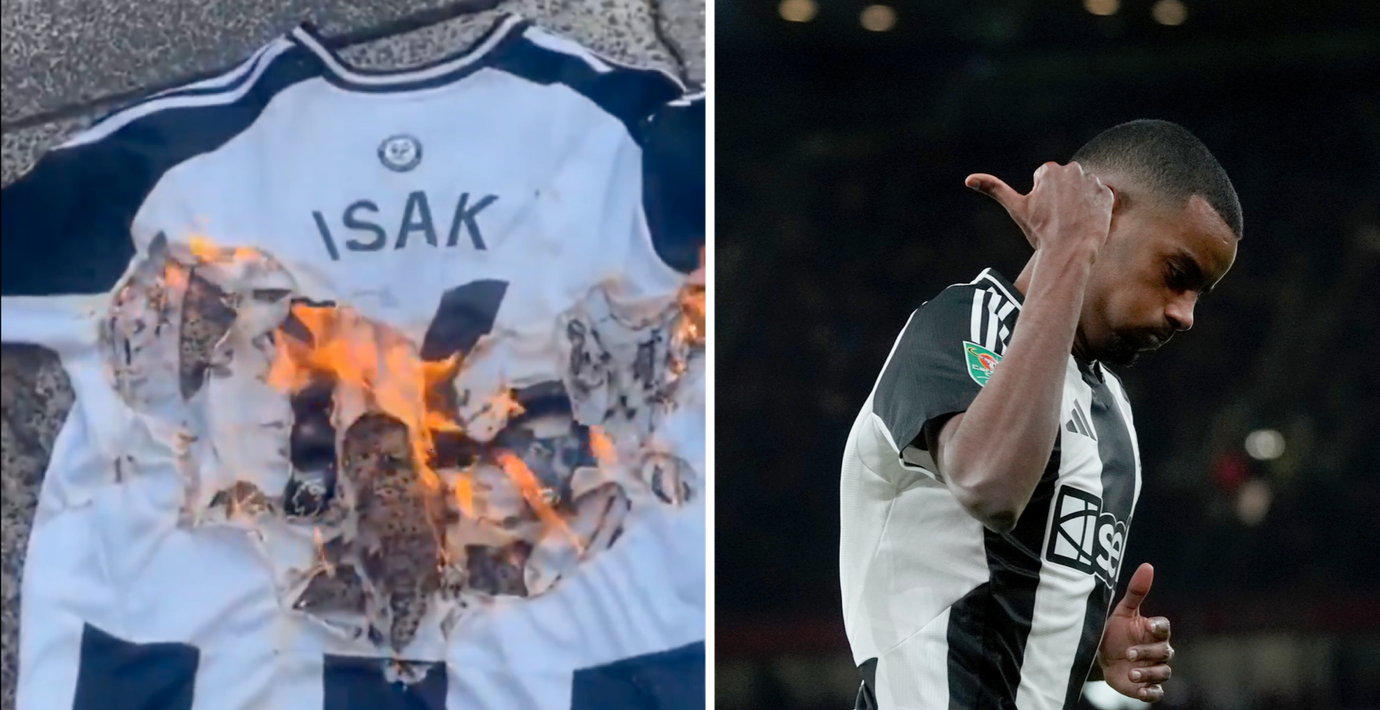 Fansens ilska mot Alexander Isak: Eldar upp tröjan