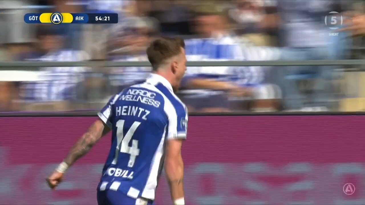 Här blir Heintz hjälte för IFK Göteborg mot AIK – dubbla mål - Aftonbladet TV