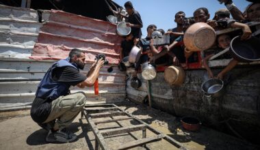 Bilder från Gaza kritiseras för att vara iscensatta