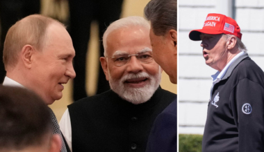 Putin, Modi och Xi träffas under toppmöte i Kina