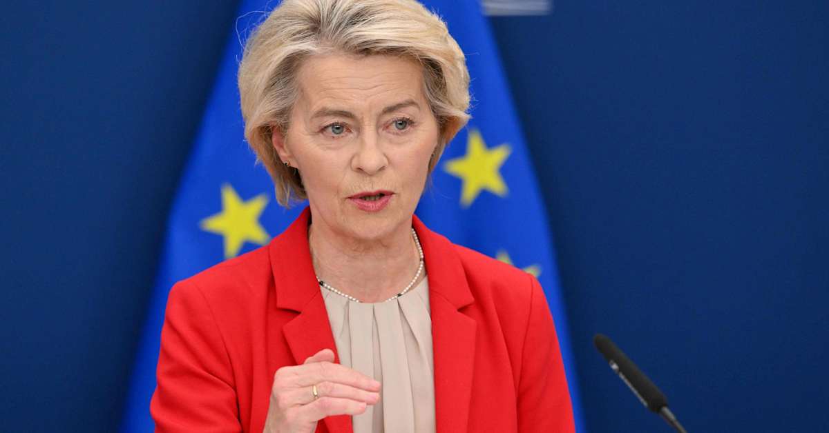EU-chefen Ursula von der Leyens flygplan utsatt för GPS-störningar | Utrikes