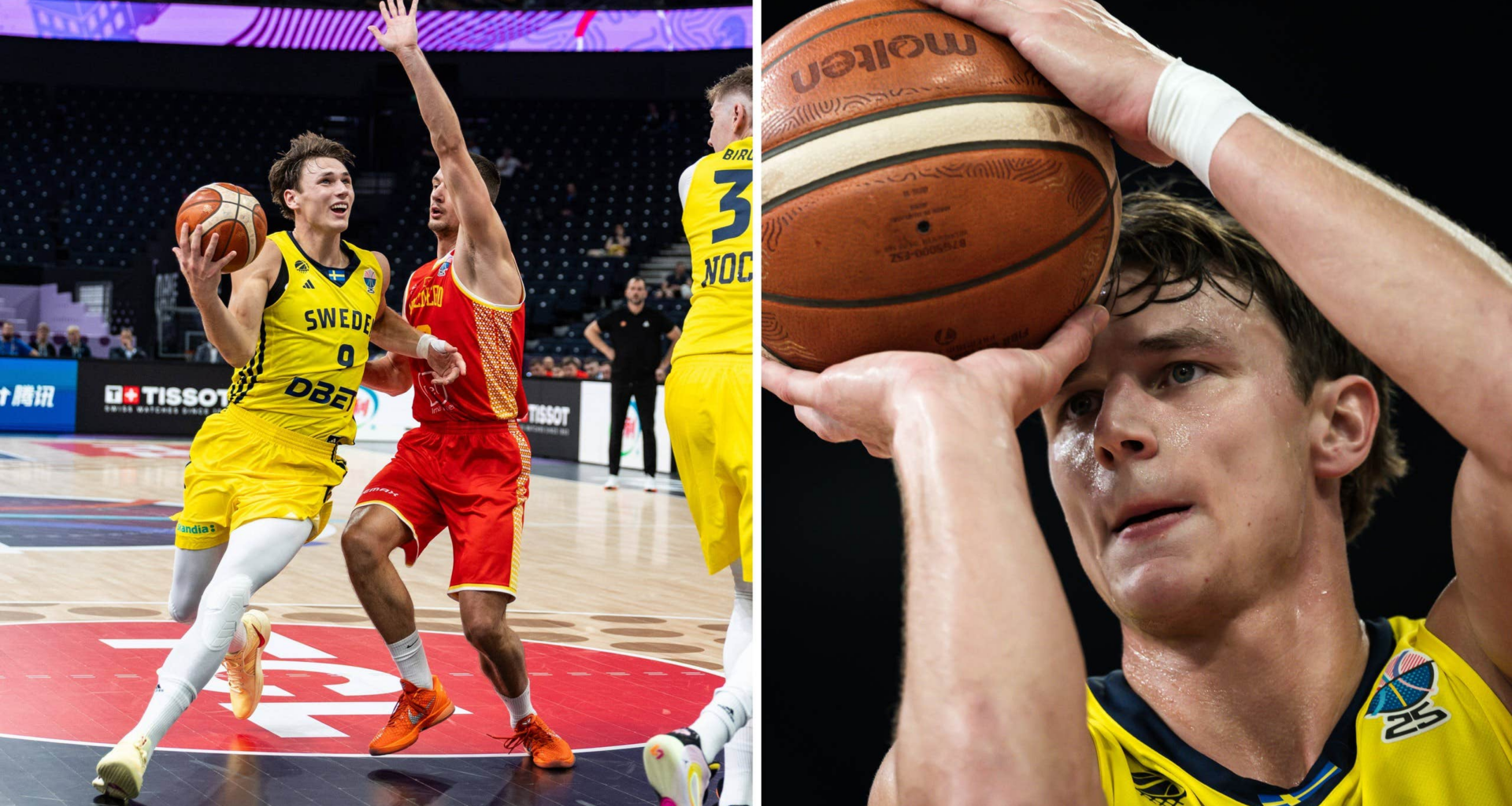 Sverige föll mot Montenegro i basket-EM | Basket