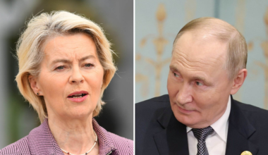 Ursula von der Leyen oro-hånas efter rysk GPS-störning