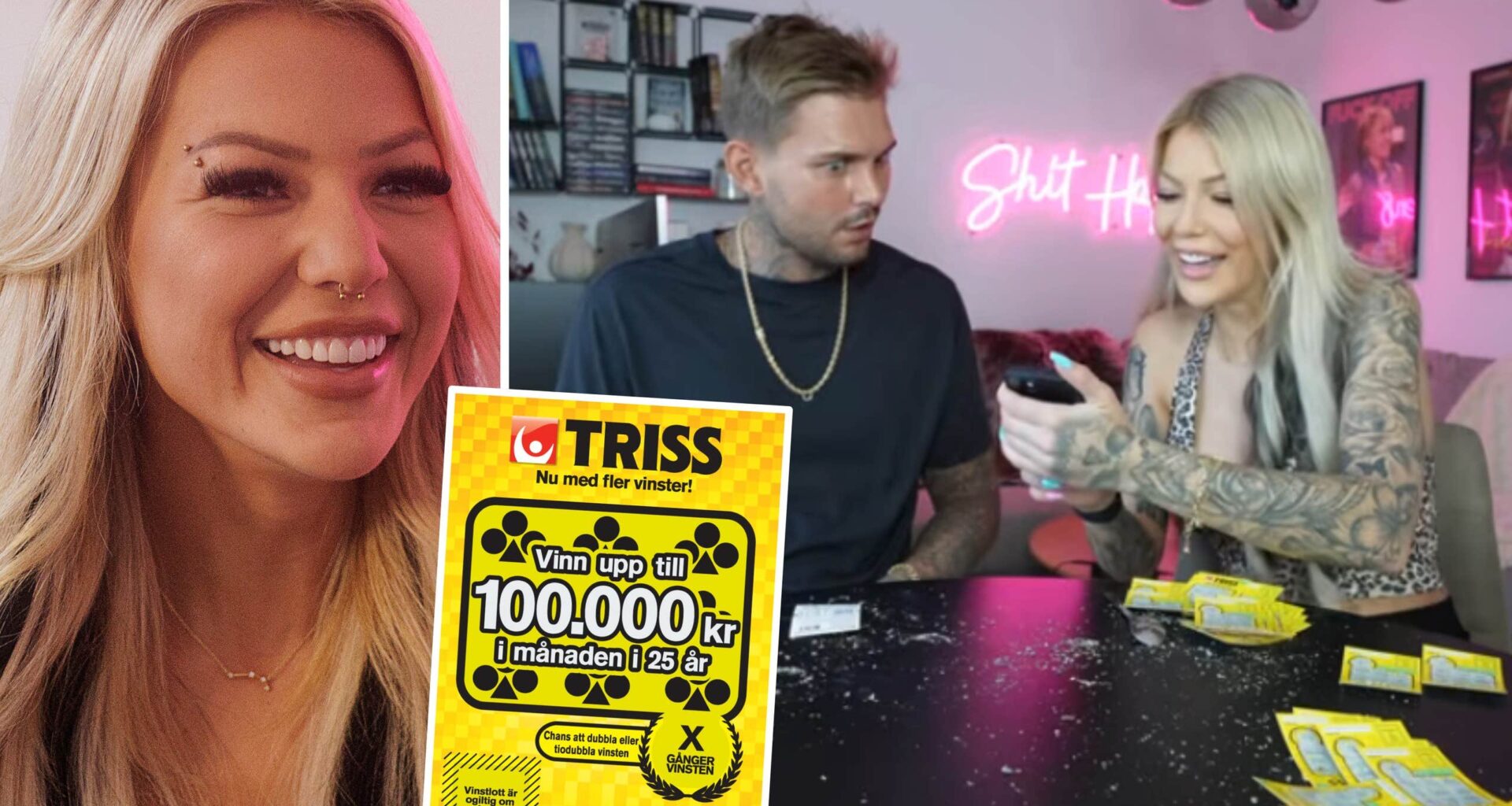 Gravida Onlyfans-paret Josefine Ottosson och Johannes Ulmefors vinner miljonvinst