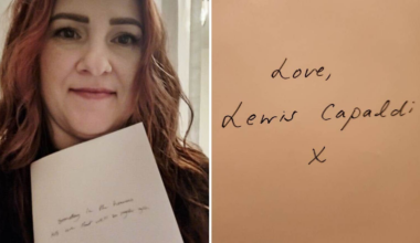 Lewis Capaldi skickar blommor – Viktoria, 49, fick hem bud