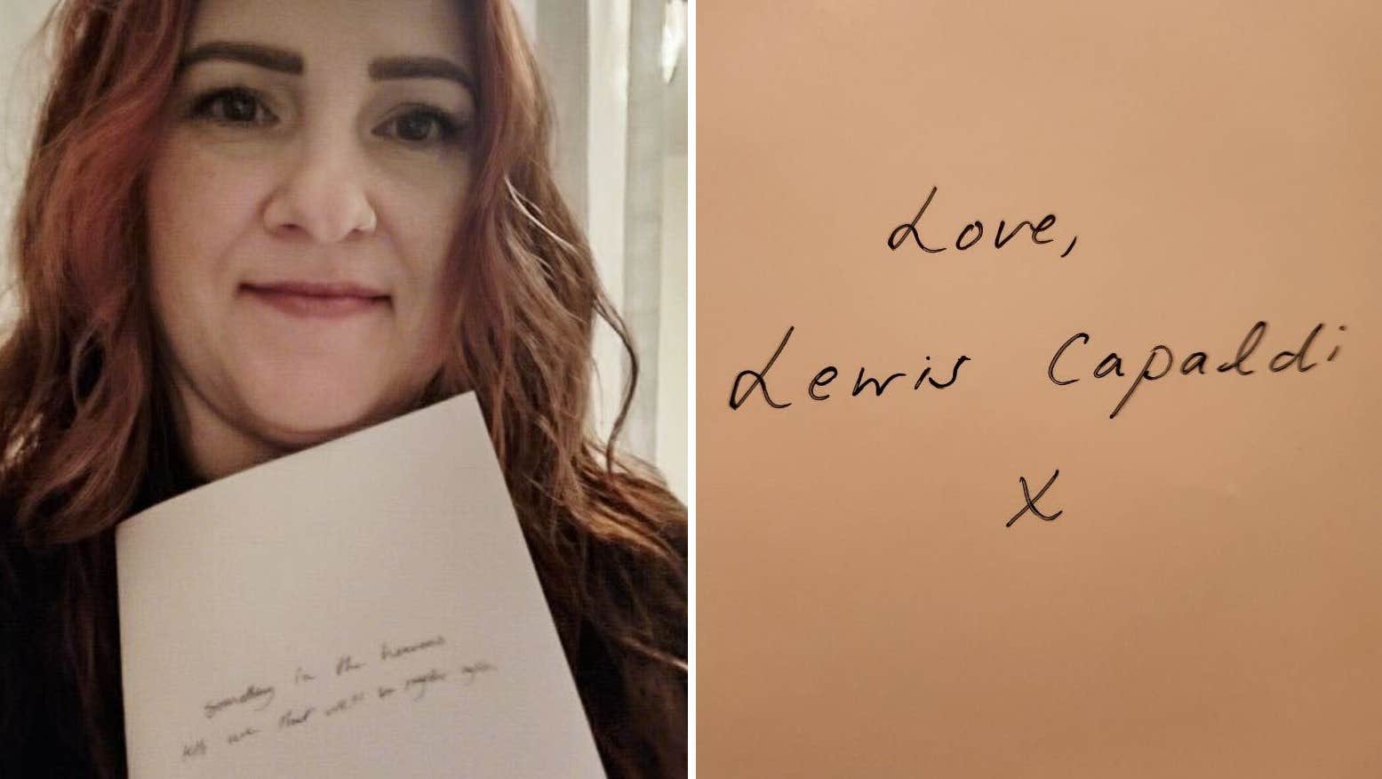 Lewis Capaldi skickar blommor – Viktoria, 49, fick hem bud