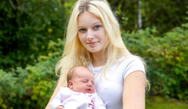 My, 15, har blivit mamma: ”Får nära band”