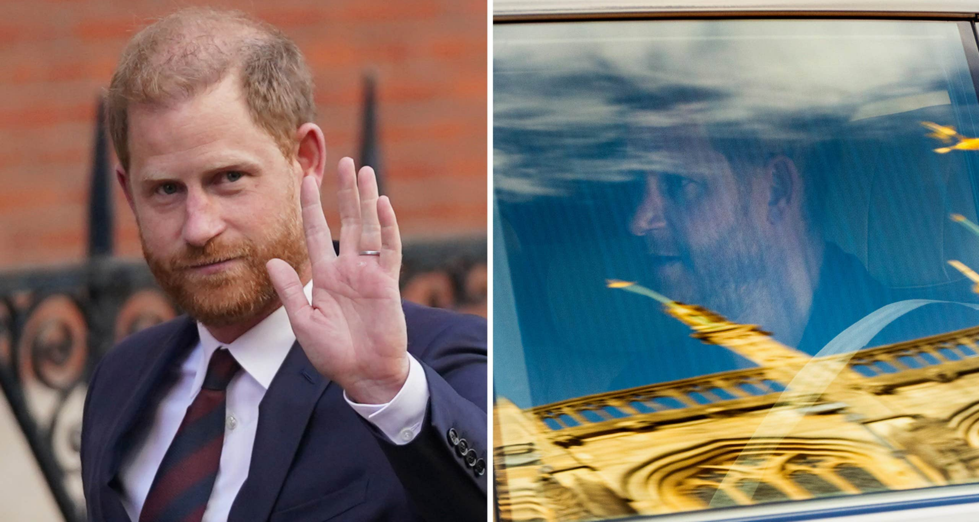 Prins Harry besöker drottningens grav