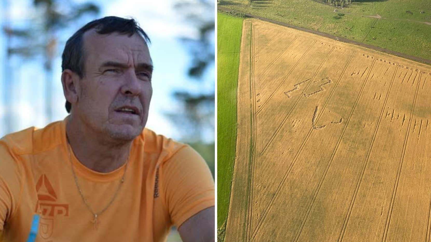 Upptäckte mystiska symboler på flygfält: ”Betydde något”