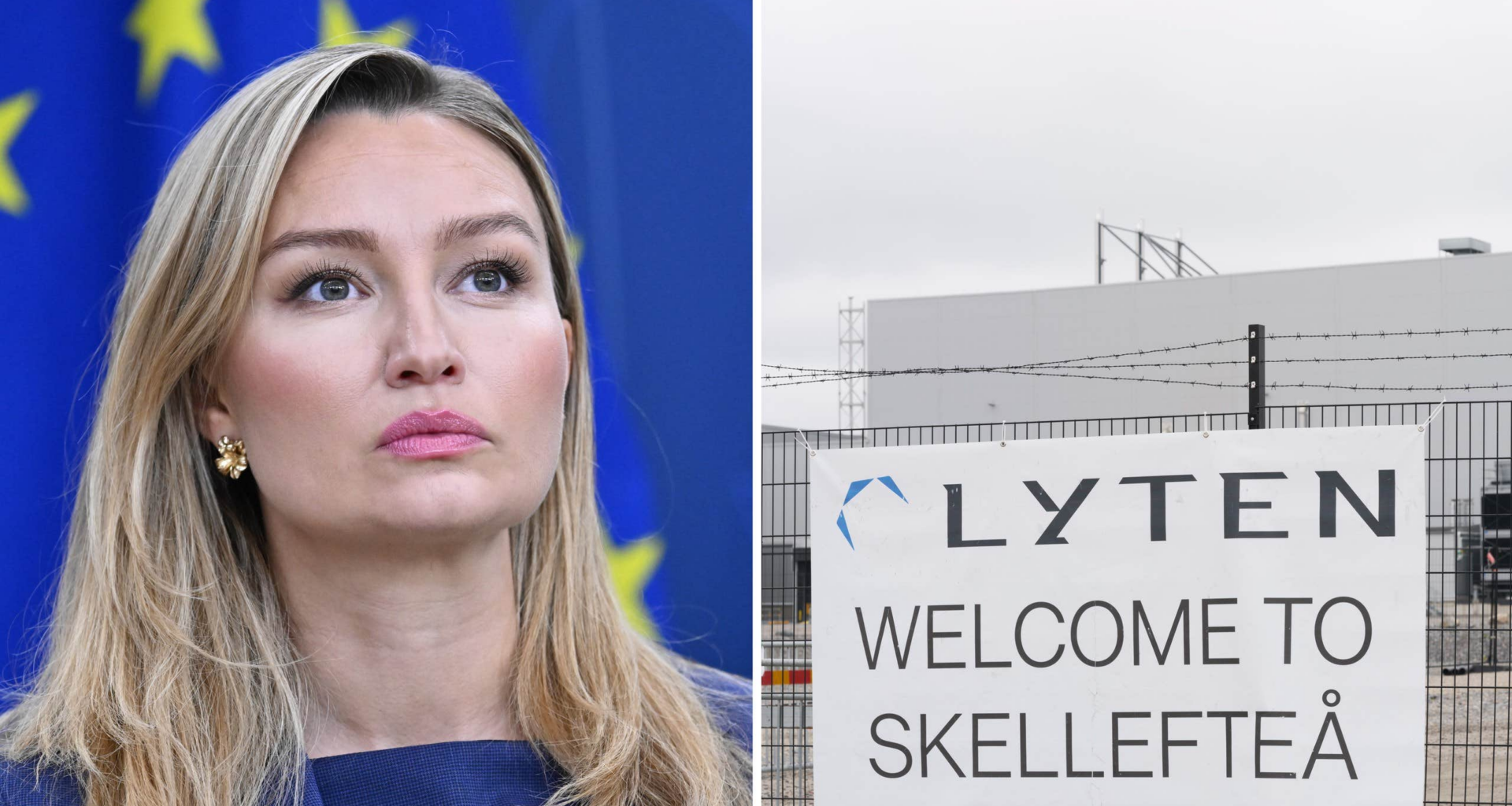 Northvolt-köparen Lyten skrev citat åt Ebba Busch