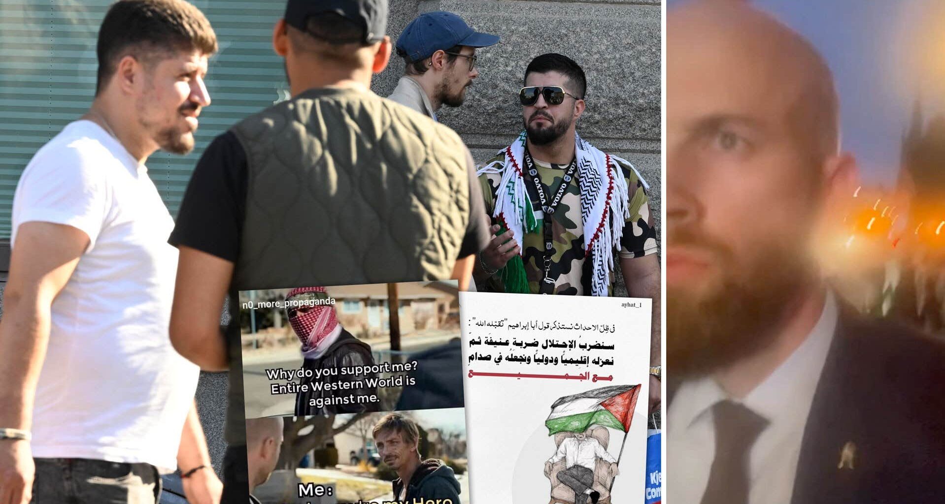Gruppen som förföljde Carl-Oskar Bohlin förespråkar terror