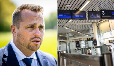 Familjen stod kvar
på flygplatsen: ”Grät” | Sverige