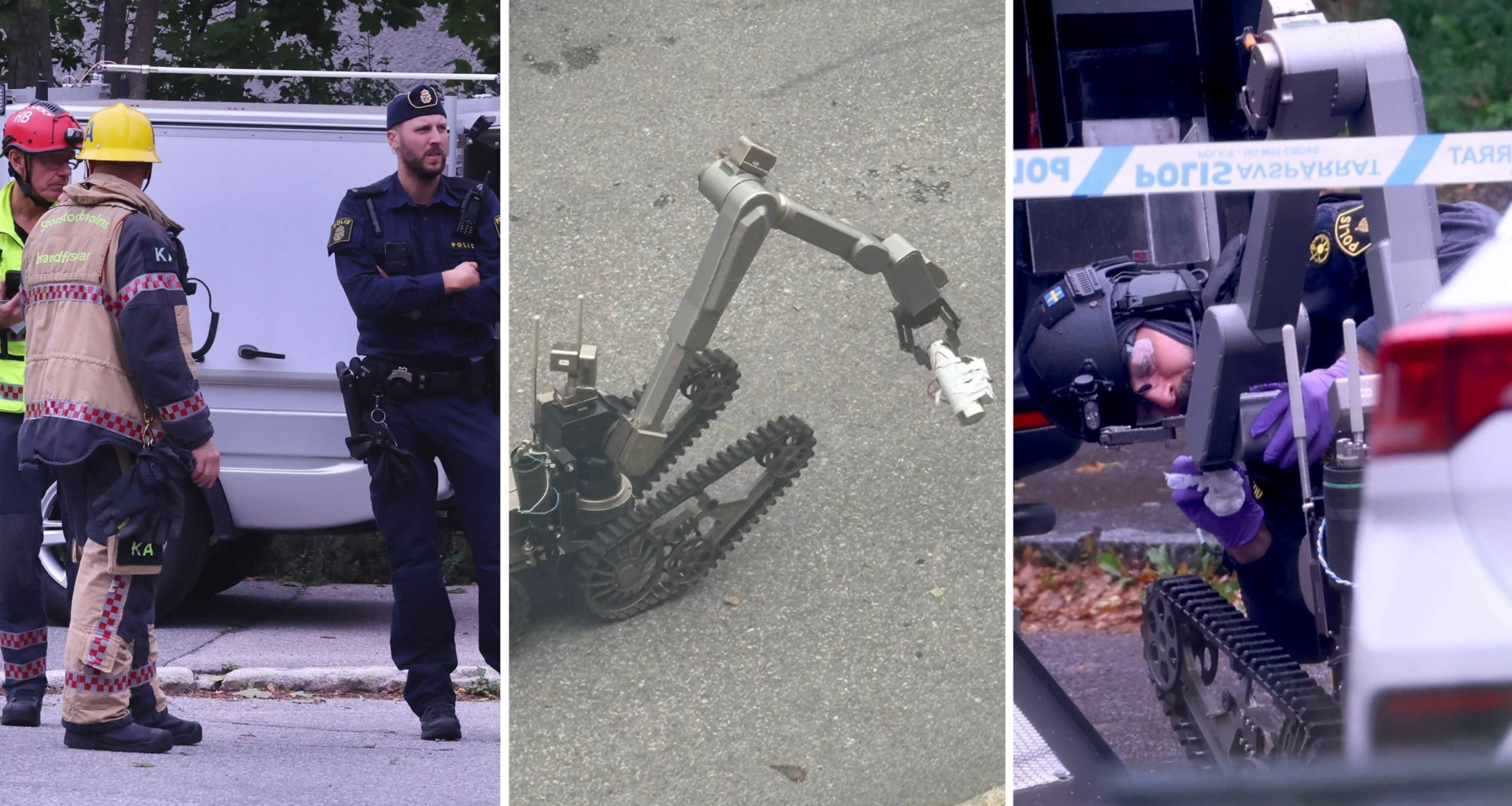 Bomblarm i Hägersten – mystiskt föremål omhändertaget