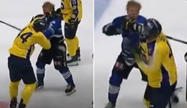 Slagsmål och matchstraff mellan Karlskoga och Södertälje