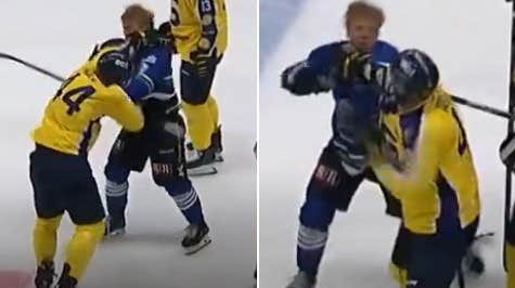 Slagsmål och matchstraff mellan Karlskoga och Södertälje