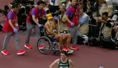Perseus Karlström missar medalj på 35 km gång på VM i Tokyo