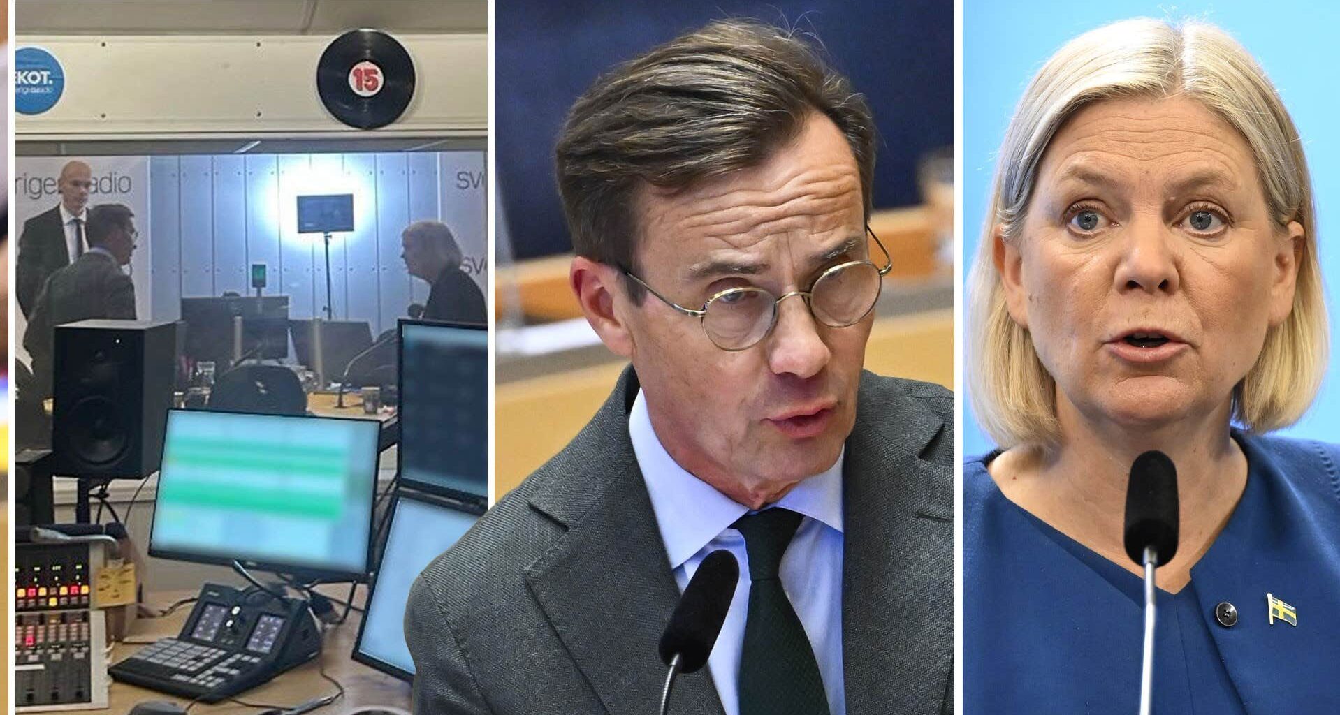 Ordbråket efter debatten mellan Andersson och Kristersson