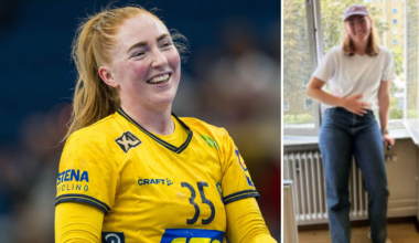 Landslagsspelaren gravid: ”Välkomnar en bebis i mars” | Handboll