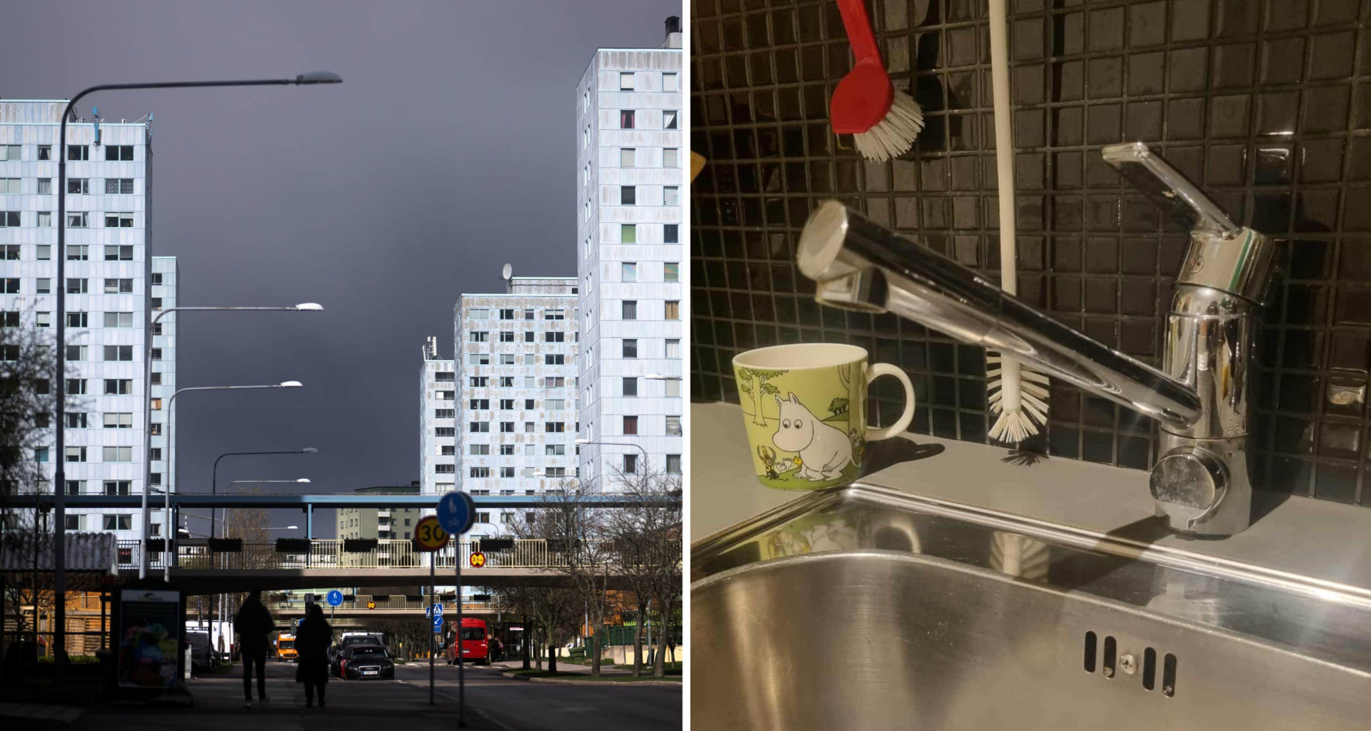 Boende i norra Stockholm
larmar – har inget vatten