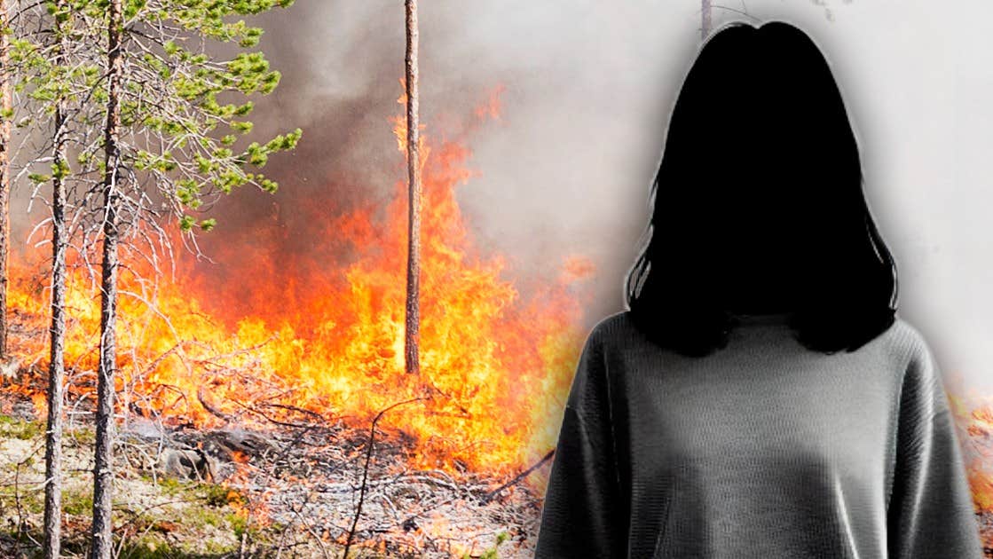 21-åring från Stockholm döms – kissade och startade skogsbrand