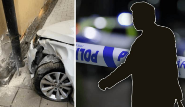 Svensk skådespelare kraschade i husvägg i centrala Stockholm