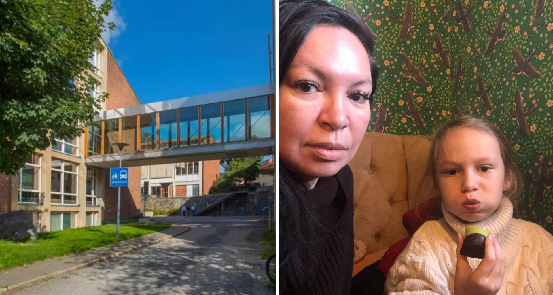 Konradsbergsskolan lämnar Natalie ensam och inlåst