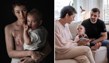 Nelly, 29, blev mamma – fick obotlig bröstcancer