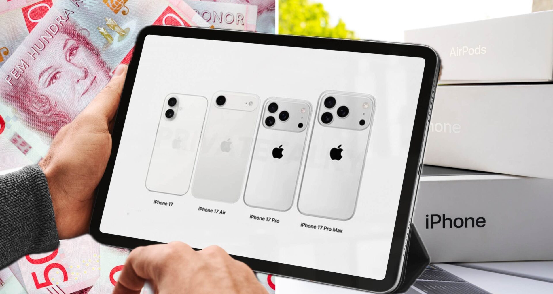 De bästa priserna på Iphone 17 med abonnemang