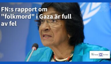 FN:s rapport om "folkmord" i Gaza är full av fel