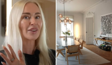 Isabel Adrian visar
upp lyxlägenheten