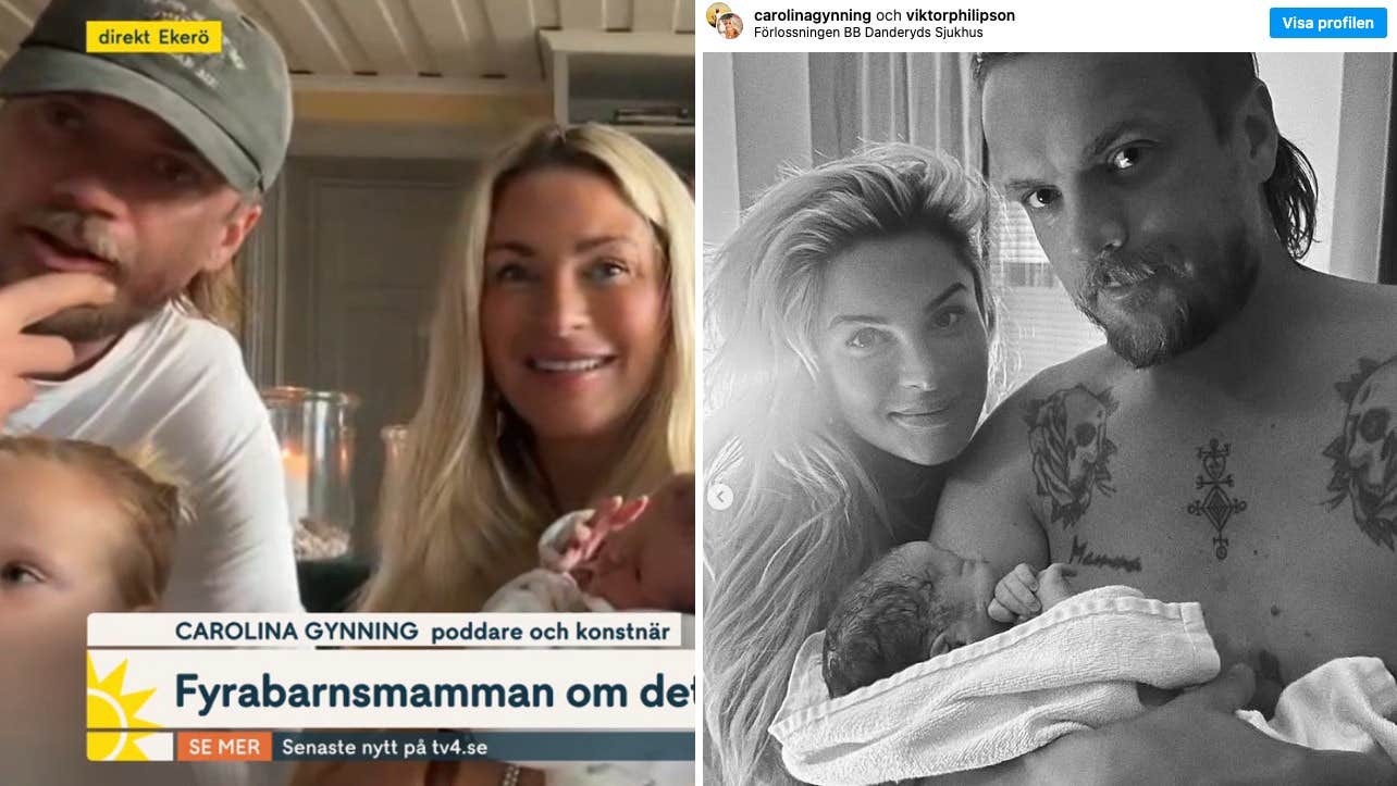 Gynnings nya bebis heter Gunnar – förklaringen bakom