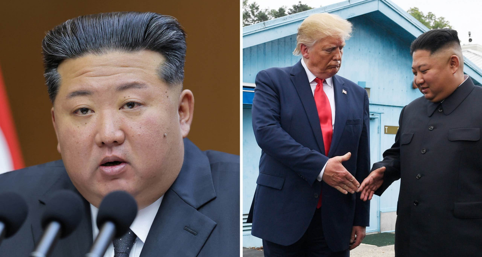 Kim varnar USA – trots
”goda minnen” av Trump