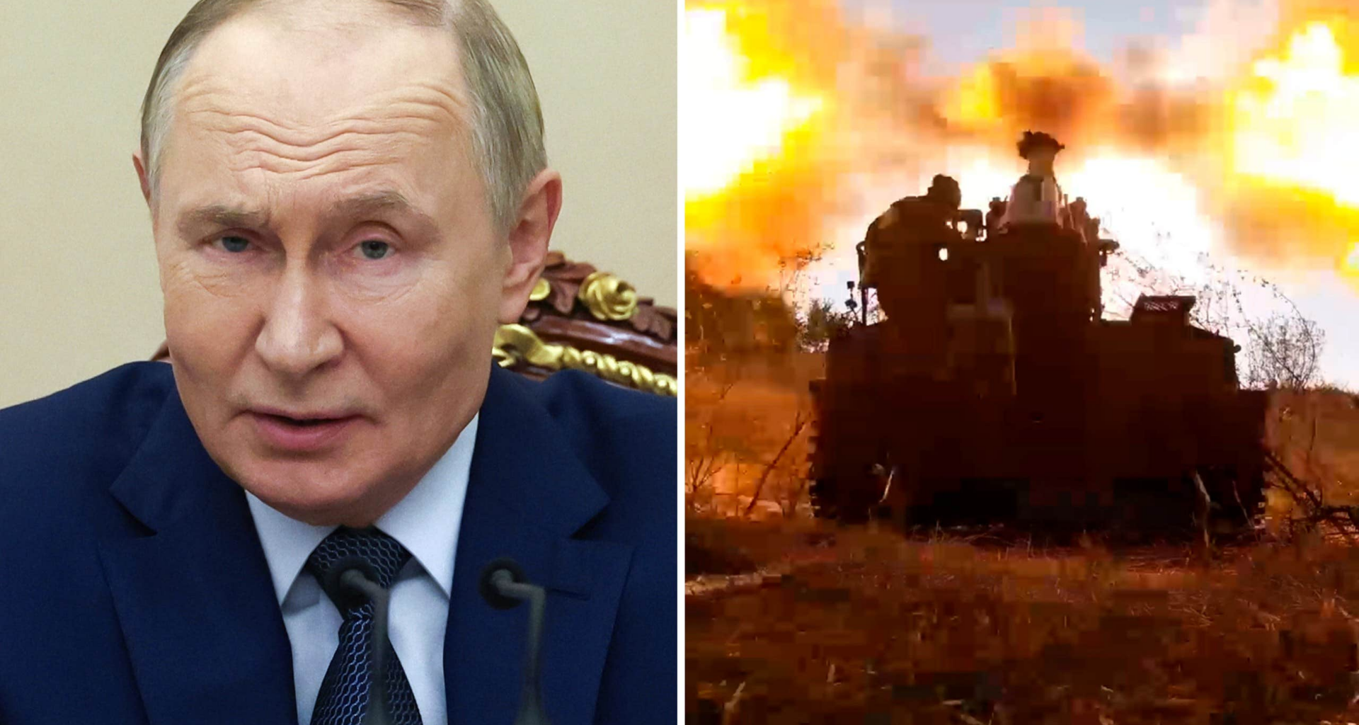 Putin bunkrar
– för krig mot Nato