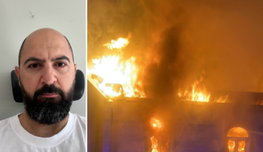 Moské förstörd i brand i Hultsfred