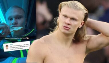 Erling Haaland visar upp dödshotet | Premier League
